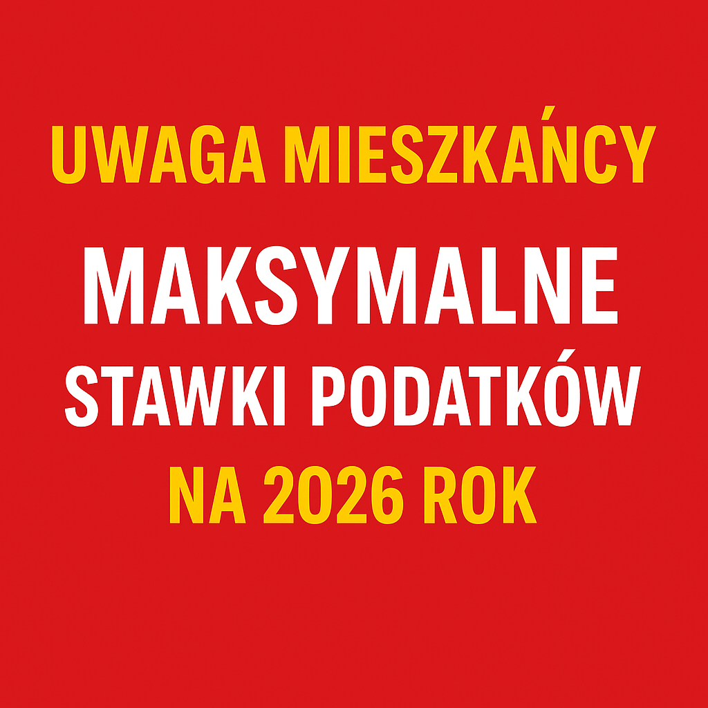 Kolejny raz maksymalne stawki podatków dla mieszkańców i przedsiębiorców w gminie Dzierzgoń